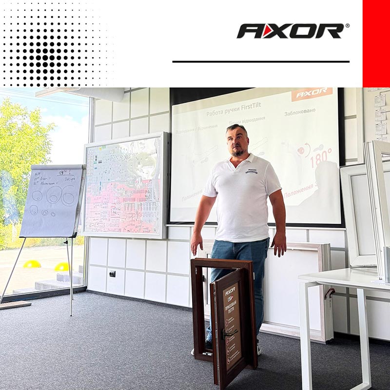 AXOR провів презентацію продукції для команди Ekipazh у Хмельницькому